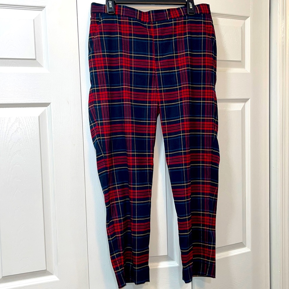 Banana Republic EUC Hayden Pull-on Plaid Pants